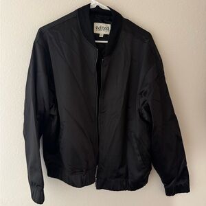 Edited Black Bomber Jacket